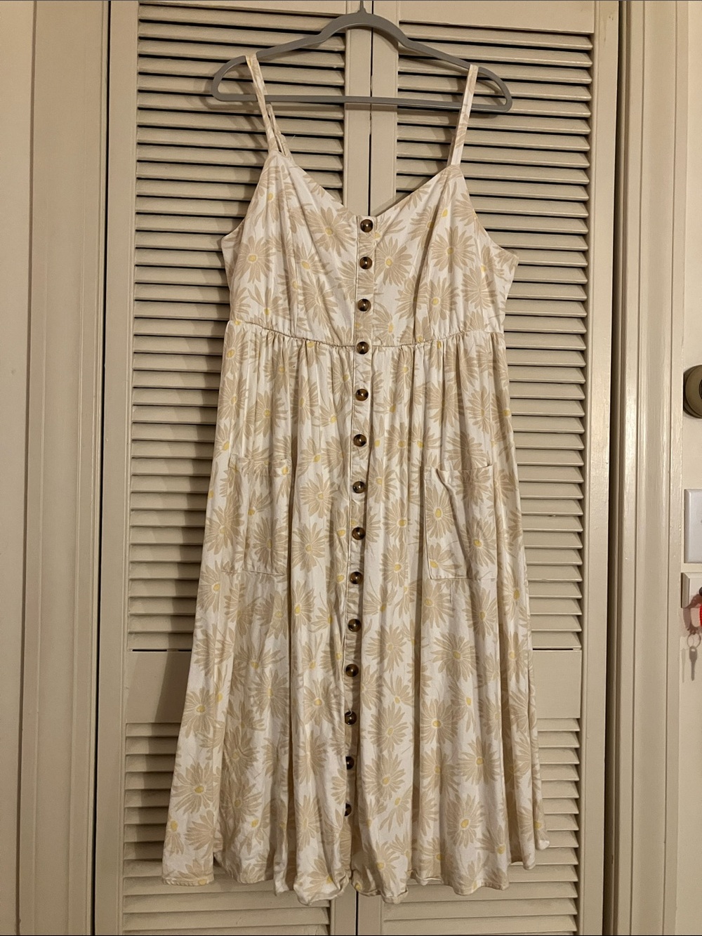 Torrid Size 1x Lined Sundress with Front Pockets and Spaghetti Straps